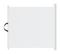 Porte rétractable pour animaux de compagnie blanc 117,5x125 cm