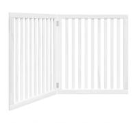 vidaXL Barrière pour Chien Pliable 2 Panneaux 160 cm Bois de peuplier, barrière pour Animaux de Compagnie, barrière de sécurité pour Chiens, barrière de sécurité pour Chien