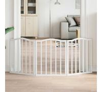 Vidaxl Barrière Pour Chien Pliable 3 Panneaux 150 Cm Bois De Peuplier