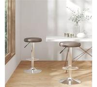 vidaXL Barstoelen 2 st kunstleer bruin333100 Brun G