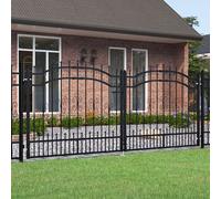 Vidaxl Base Carrée De Parasol Résine Noir 12 Kg Noir