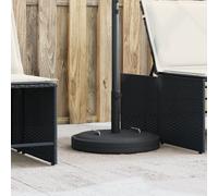 Vidaxl Base De Parasol Avec Poignées Pour Mâts Ø38 / 48 Mm 25 Kg Rond