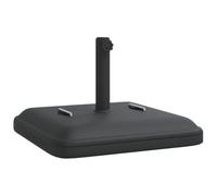vidaXL Base de parasol avec poignées pour mâts Ø38/48 mm 27 kg carré