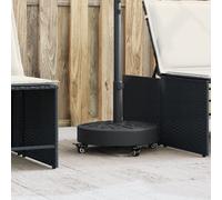 Vidaxl Base De Parasol Avec Roues Pour Mâts Ø38 / 48 Mm 27 Kg Rond