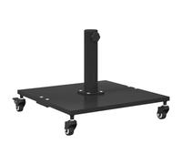 Vidaxl Socles De Parasol D'extérieur Noir 45 X 45 X 31.5 Cm Acier