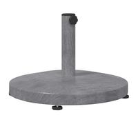 Vidaxl Socles De Parasol D'extérieur Bois Foncé 48 X 48 X 32 Cm