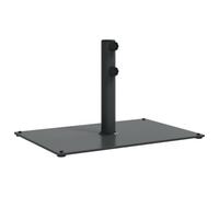 vidaXL Base de parasol pour mâts Ø32/38/48 mm 15 kg rectangulaire, base de parapluie, support de parasol, base de parasol de patio