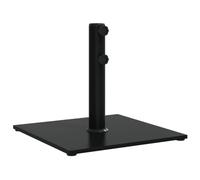 vidaXL Base de parasol pour mâts Ø32/38/48 mm 17 kg carré Noir