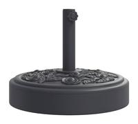 Base de parasol pour mâts Ø38 48 mm 25 kg rond