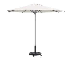 vidaXL Base de Parasol pour mâts Ø38 / 48 mm 25 kg Rond, Base de Parasol, Pied de Parasol de terrasse, Porte-Parasol, Support de Parasol