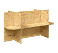 vidaXL Base de Terrarium Marron 100 x 50 x 50 cm OSB