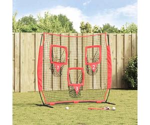 Vidaxl Baseball & Softball Noir 214,5 X 89,5 X 181 Cm Polyester