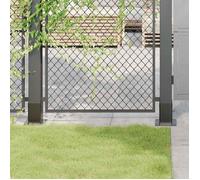 vidaXL Bases de poteau carrées 42000028 – Base de clôture en béton anthracite 91x91 mm, 4 pcs