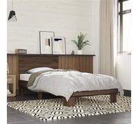 Vidaxl Cadre De Lit Sans Matelas Chêne Marron 100x200 Cm Multicolore
