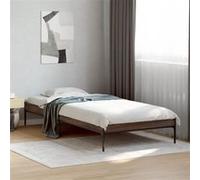 Vidaxl Cadre De Lit Sans Matelas Chêne Marron 75x190 Cm Multicolore