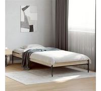 vidaXL Cadre de lit sans matelas chêne sonoma 100x200 cm Multicolore