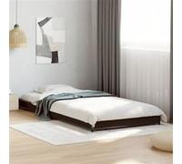 Vidaxl Cadre De Lit Sans Matelas Noir 100x200 Cm Multicolore