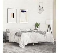 Vidaxl Cadre De Lit Sans Matelas Sonoma Gris 160x200 Cm Multicolore