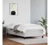 vidaXL Bedframe kunstleer wit 80x200 cm347216 Blanc G