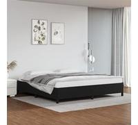 Vidaxl Cadre De Lit Noir 200x200 Cm Similicuir Noir