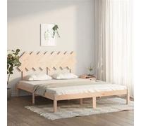 vidaXL Bedframe massief hout 160x200 cm3104878 Marron G