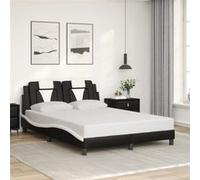 Cadre de Lit Viana sans Matelas Simple Noir 90x190 cm Similicuir vidaXL