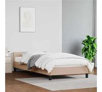 Bedframe met hoofdeinde zonder matras Cappuccino 80x200 cm347470