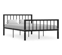 Bedframe metaal zwart 120x200 cm284570