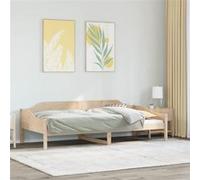 vidaXL Cadre de lit 80x200 cm Bois de pin Massif, Meuble de Chambre à Coucher, sommier, lit en Bois, lit, lit Simple, Cadre de lit en Bois Massif
