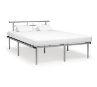 vidaXL Cadre de lit métal noir 160x200 cm Adulte Double chambre intérieur