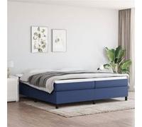 vidaXL Bedframe zonder matras stof blauw 200x200 cm3120892 Bleu G
