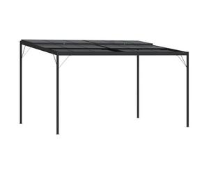 Vidaxl Belvã©Dã¿Re Avec Toit Anthracite 4x3x2,5 M Aluminium Et Acier