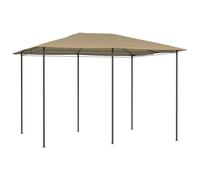 Vidaxl Belvédère 3x4x2,6 M Taupe 160 G/M² Gris