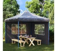 Vidaxl Belvédère 3x6x2,6 M Anthracite 160 G/M² Gris