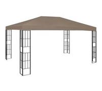 vidaXL Belvédère 4x3 m Taupe Taupe G