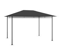 vidaXL Belvédère 4x3x2,7 m Anthracite 180 g/m²