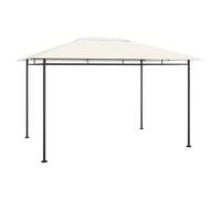 vidaXL Belvédère 4x3x2,7 m Crème 180 g/m² Crème