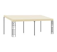 Belvédère à montage mural 6x3x2,5 m Crème