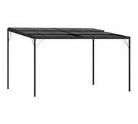 Vidaxl Belvã©Dã¿Re Avec Toit Anthracite 4x3x2,5 M Aluminium Et Acier