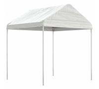 Belvédère avec toit blanc 20,07x2,28x2,69 m polyéthylène tente de fête vidaXL