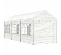 Vidaxl Belvédère Avec Toit Blanc 6,69x2,28x2,69 M Polyéthylène