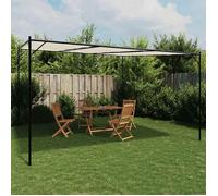 vidaXL Belvédère blanc 4x4 m 180 g-m² tissu et acier 362464