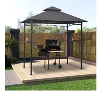 Vidaxl Belvédère De Barbecue 240x150x255 Cm Anthracite Acier