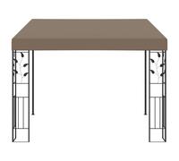vidaXL Belvédère mural 3x3x2,5 m Taupe