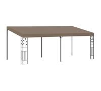 vidaXL Belvédère mural 6x3x2,5 m Taupe