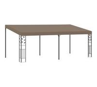 Vidaxl Belvédère Mural 6x3x2,5 M Taupe