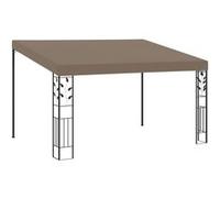 Vidaxl Belvédère Mural 4x3x2,5 M Taupe