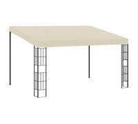vidaXL Belvédère Mural Tonnelle Mural Chapiteau de Patio Pavillon d'Extérieur Jardin Terrasse Célébrations en Plein Air 3x4 47988