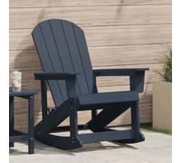 Vidaxl Bergère À Bascule Adirondack Bleu Marine 73.5x92x90 Cm Hdpe