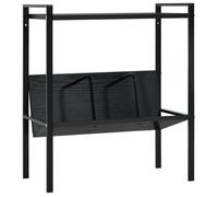 VidaXL Bibliothèque 2 niveaux Noir 52x28x59 cm Aggloméré